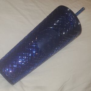 Starbucks Metallic Blue Travel Tumbler